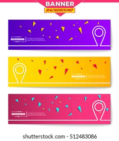 Abstract creative concept vector background for web, mobile app, Illustration template design, business infographic, page, brochure, orange banner, presentation, poster, purple cover, pink booklet.