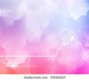 Abstract creative concept vector background. For web and mobile applications, illustration template design, business infographic, brochure, banner, presentation, poster, cover, booklet, document