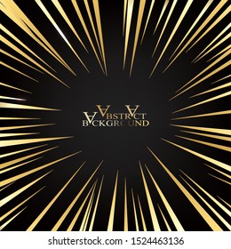 Abstract creative concept vector comic pop art style blank, layout template with clouds gold beams.