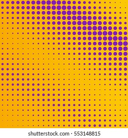 Abstract creative concept vector comic pop art style blank, layout template with clouds beams and isolated dots pattern on background. For sale banner, empty bubble, illustration halftone book design.