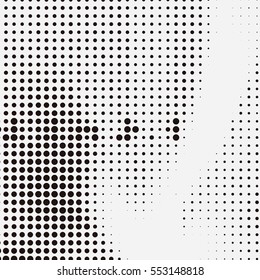 Abstract creative concept vector comic pop art style blank, layout template with clouds beams and isolated dots pattern on background. For sale banner, empty bubble, illustration halftone book design.