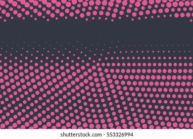 Abstract creative concept vector comic pop art style blank, layout template with clouds beams and isolated dots pattern on background. For sale banner, empty bubble, illustration halftone book design.