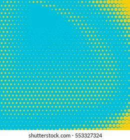 Abstract creative concept vector comic pop art style blank, layout template with clouds beams and isolated dots pattern on background. For sale banner, empty bubble, illustration halftone book design.