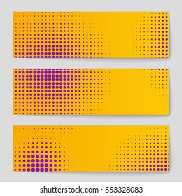 Abstract creative concept vector comic pop art style blank, layout template with clouds beams and isolated dots pattern on background. For sale banner, empty bubble, illustration halftone book design.