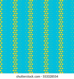 Abstract creative concept vector comic pop art style blank, layout template with clouds beams and isolated dots pattern on background. For sale banner, empty bubble, illustration halftone book design.