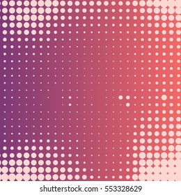 Abstract creative concept vector comic pop art style blank, layout template with clouds beams and isolated dots pattern on background. For sale banner, empty bubble, illustration halftone book design.