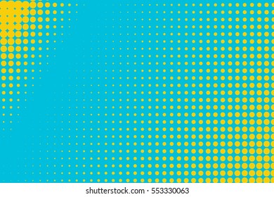 Abstract creative concept vector comic pop art style blank, layout template with clouds beams and isolated dots pattern on background. For sale banner, empty bubble, illustration halftone book design.
