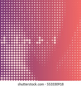 Abstract creative concept vector comic pop art style blank, layout template with clouds beams and isolated dots pattern on background. For sale banner, empty bubble, illustration halftone book design.