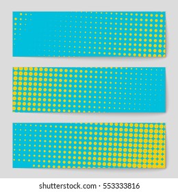 Abstract creative concept vector comic pop art style blank, layout template with clouds beams and isolated dots pattern on background. For sale banner, empty bubble, illustration halftone book design.