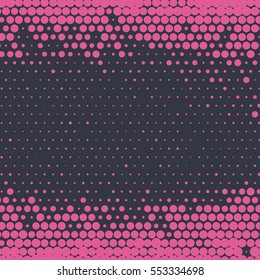 Abstract creative concept vector comic pop art style blank, layout template with clouds beams and isolated dots pattern on background. For sale banner, empty bubble, illustration halftone book design.