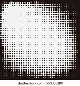 Abstract creative concept vector comic pop art style blank, layout template with clouds beams and isolated dots pattern on background. For sale banner, empty bubble, illustration halftone book design.