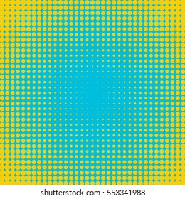 Abstract creative concept vector comic pop art style blank, layout template with clouds beams and isolated dots pattern on background. For sale banner, empty bubble, illustration halftone book design.
