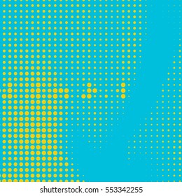 Abstract creative concept vector comic pop art style blank, layout template with clouds beams and isolated dots pattern on background. For sale banner, empty bubble, illustration halftone book design.