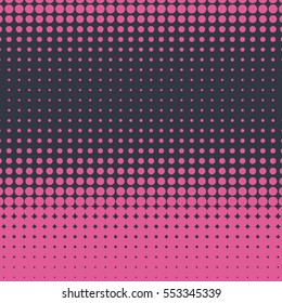 Abstract creative concept vector comic pop art style blank, layout template with clouds beams and isolated dots pattern on background. For sale banner, empty bubble, illustration halftone book design.