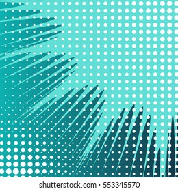 Abstract creative concept vector comic pop art style blank, layout template with clouds beams and isolated dots pattern on background. For sale banner, empty bubble, illustration halftone book design.