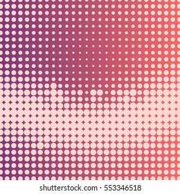 Abstract creative concept vector comic pop art style blank, layout template with clouds beams and isolated dots pattern on background. For sale banner, empty bubble, illustration halftone book design.