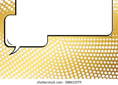 Abstract creative concept vector comic pop art style blank, layout template with clouds beams and isolated dots background. For sale banner, empty speech bubble set, illustration halftone book design