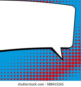 Abstract creative concept vector comic pop art style blank, layout template with clouds beams and isolated dots background. For sale banner, empty speech bubble set, illustration halftone book design