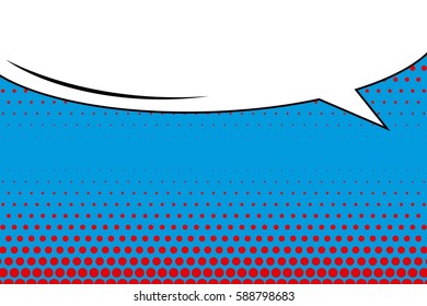 Abstract creative concept vector comic pop art style blank, layout template with clouds beams and isolated dots background. For sale banner, empty speech bubble set, illustration halftone book design