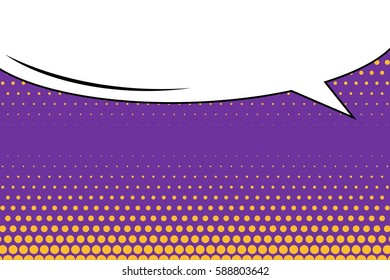 Abstract creative concept vector comic pop art style blank, layout template with clouds beams and isolated dots background. For sale banner, empty speech bubble set, illustration halftone book design