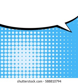 Abstract creative concept vector comic pop art style blank, layout template with clouds beams and isolated dots background. For sale banner, empty speech bubble set, illustration halftone book design