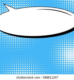 Abstract creative concept vector comic pop art style blank, layout template with clouds beams and isolated dots background. For sale banner, empty speech bubble set, illustration halftone book design