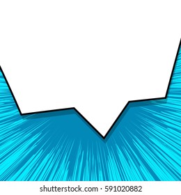 Abstract creative concept vector comic pop art style blank, layout template with clouds beams and isolated dots background. For sale banner, empty speech bubble set, illustration halftone book design