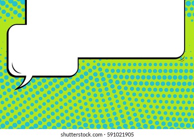 Abstract creative concept vector comic pop art style blank, layout template with clouds beams and isolated dots background. For sale banner, empty speech bubble set, illustration halftone book design