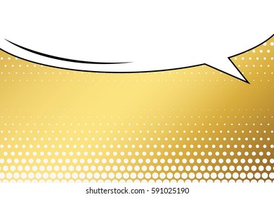 Abstract creative concept vector comic pop art style blank, layout template with clouds beams and isolated dots background. For sale banner, empty speech bubble set, illustration halftone book design