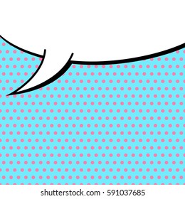 Abstract creative concept vector comic pop art style blank, layout template with clouds beams and isolated dots background. For sale banner, empty speech bubble set, illustration halftone book design