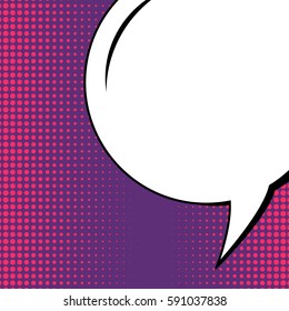 Abstract creative concept vector comic pop art style blank, layout template with clouds beams and isolated dots background. For sale banner, empty speech bubble set, illustration halftone book design