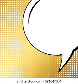Abstract creative concept vector comic pop art style blank, layout template with clouds beams and isolated dots background. For sale banner, empty speech bubble set, illustration halftone book design