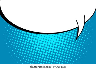 Abstract creative concept vector comic pop art style blank, layout template with clouds beams and isolated dots background. For sale banner, empty speech bubble set, illustration halftone book design