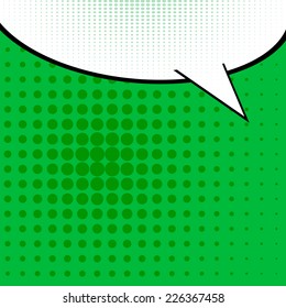 Abstract Creative concept vector comics pop art style blank layout template with clouds beams and isolated dots pattern on background. For Web and Mobile Applications, illustration template design.