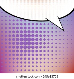Abstract Creative concept vector comics pop art style blank layout template with clouds beams and isolated dots pattern on background. For Web and Mobile Applications, illustration template design.