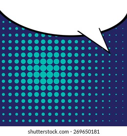 Abstract Creative concept vector comics pop art style blank layout template with clouds beams and isolated dots pattern on background. For Web and Mobile Applications, illustration template design.