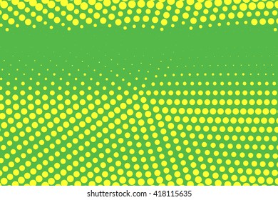 Abstract Creative concept vector comics pop art style blank layout template with clouds beams and isolated dots pattern on background. For Web and Mobile Applications, illustration template design.