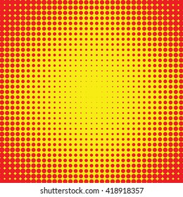 Abstract Creative concept vector comics pop art style blank layout template with clouds beams and isolated dots pattern on background. For Web and Mobile Applications, illustration template design.