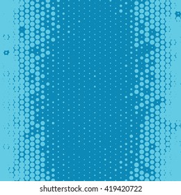 Abstract Creative concept vector comics pop art style blank layout template with clouds beams and isolated dots pattern on background. For Web and Mobile Applications, illustration template design.