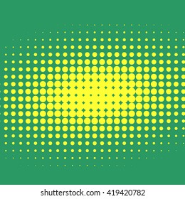 Abstract Creative concept vector comics pop art style blank layout template with clouds beams and isolated dots pattern on background. For Web and Mobile Applications, illustration template design.