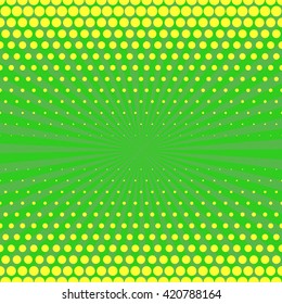 Abstract Creative concept vector comics pop art style blank layout template with clouds beams and isolated dots pattern on background. For Web and Mobile Applications, illustration template design.