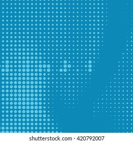 Abstract Creative concept vector comics pop art style blank layout template with clouds beams and isolated dots pattern on background. For Web and Mobile Applications, illustration template design.