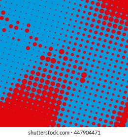 Abstract creative concept vector comics pop art style blank layout template with clouds beams and isolated dots pattern on background. For sale banner, empty bubble, illustration comic book design.