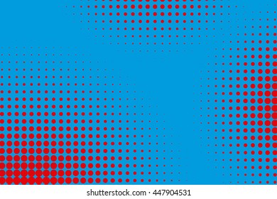 Abstract creative concept vector comics pop art style blank layout template with clouds beams and isolated dots pattern on background. For sale banner, empty bubble, illustration comic book design.