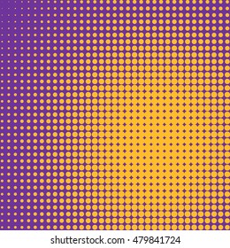 Abstract creative concept vector comics pop art style blank layout template with clouds beams and isolated dots pattern on background. For sale banner, empty bubble, illustration comic book design.