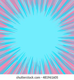 Abstract creative concept vector comics pop art style blank layout template with clouds beams and isolated dots pattern on background. For sale banner, empty bubble, illustration comic book design.