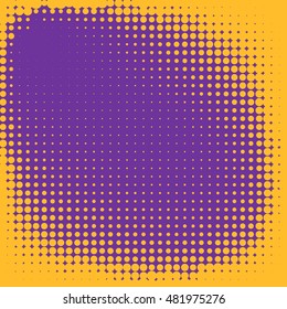Abstract creative concept vector comics pop art style blank layout template with clouds beams and isolated dots pattern on background. For sale banner, empty bubble, illustration comic book design.