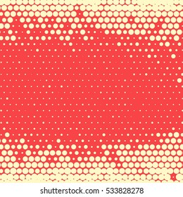 Abstract creative concept vector comics pop art style blank layout template with clouds beams and isolated dots pattern on background. For sale banner, empty bubble, illustration comic book design.