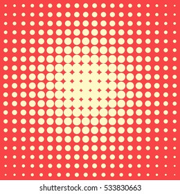 Abstract creative concept vector comics pop art style blank layout template with clouds beams and isolated dots pattern on background. For sale banner, empty bubble, illustration comic book design.