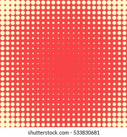 Abstract creative concept vector comics pop art style blank layout template with clouds beams and isolated dots pattern on background. For sale banner, empty bubble, illustration comic book design.
